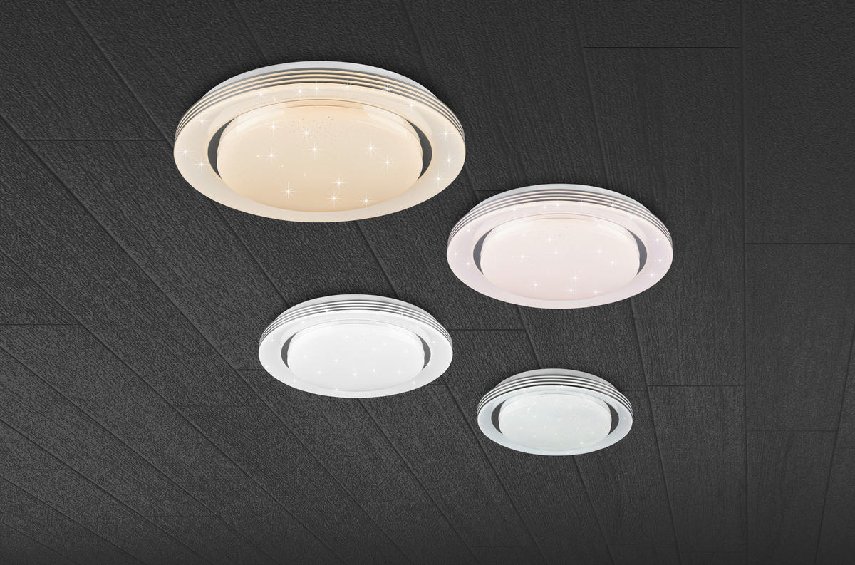 LED-DECKENLEUCHTE Atria 58/8 cm   - Weiß, Basics, Kunststoff (58/8cm)