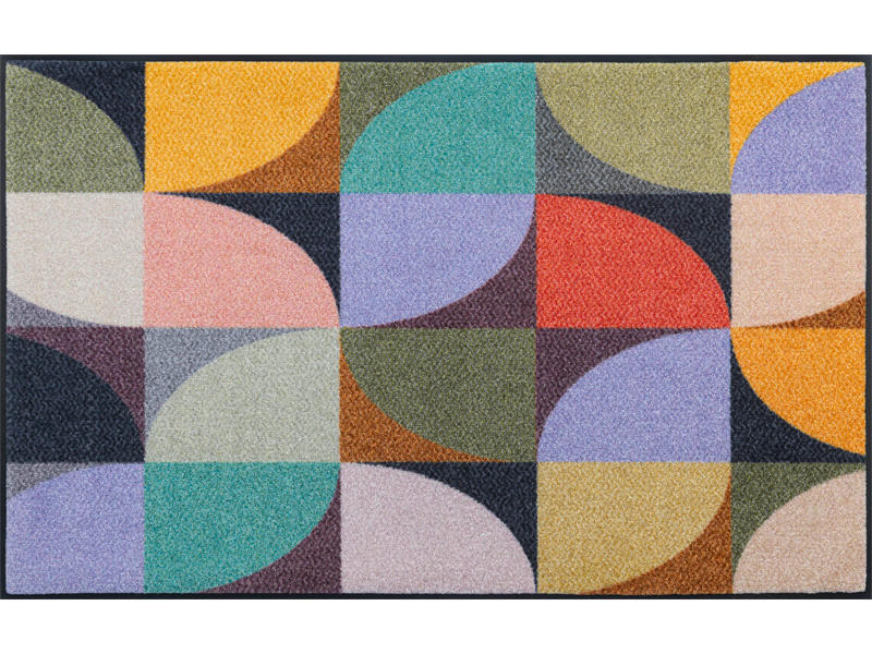 FUßMATTE  75/120 cm  Multicolor  - Multicolor, KONVENTIONELL, Kunststoff/Textil (75/120cm) - wash+dry