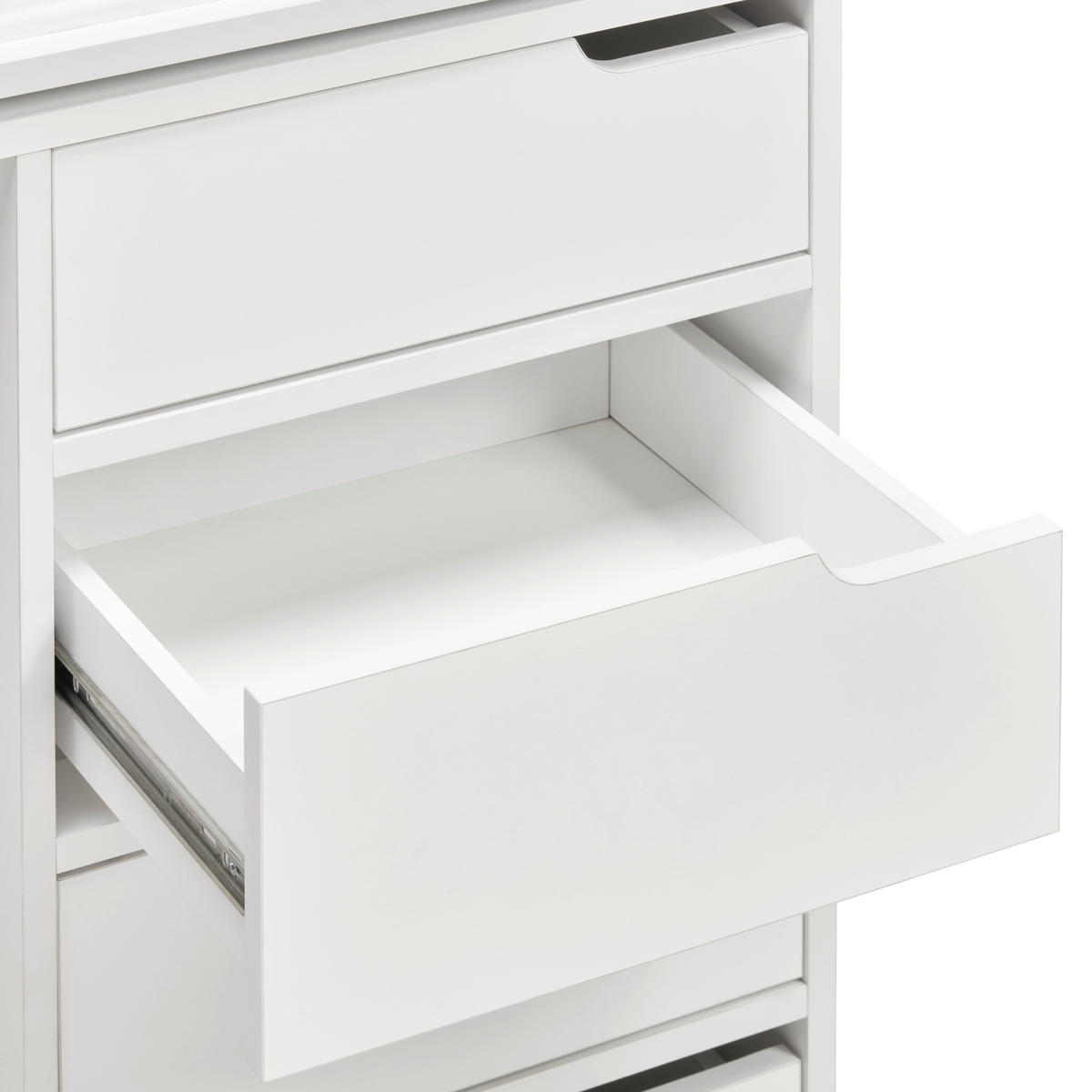 SCHREIBTISCH Weiss  - Weiss, Modern, Holzwerkstoff (120/74/48cm) - MID.YOU