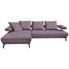 ECKSOFA in Mikrofaser Lila, Flieder  224/305 cm  - Lila/Flieder, Design, Textil/Metall (224/305cm) - Dieter Knoll