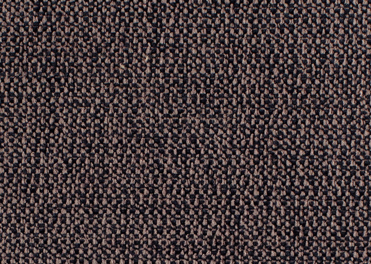 2,5-SITZER  in Flachgewebe Dunkelbraun  - Dunkelbraun/Schwarz, Design, Textil/Metall (190/71/91cm) - Schöner Wohnen