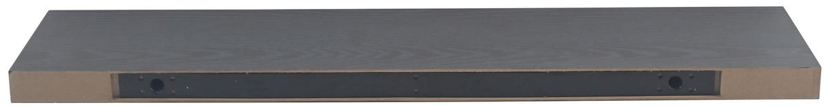 WANDBOARD in 90/3,8/23,5 cm Schwarz  - Schwarz, Basics, Holzwerkstoff (90/3,8/23,5cm) - Boxxx