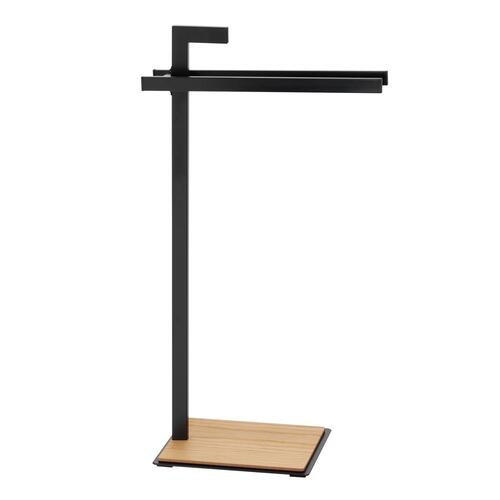 DRŽAČ RUČNIKA crna OAK - crna, Konvencionalno, drvo/metal (30,0/82,50/24,0cm) - Kela
