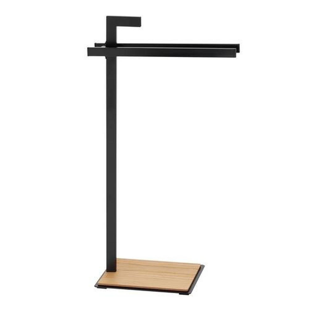 DRŽAČ RUČNIKA  crna  OAK  - crna, Konvencionalno, drvo/metal (30,0/82,50/24,0cm) - Kela