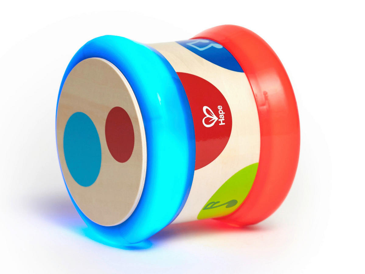 SCHLAGZEUG-SET - Multicolor, Basics, Holz/Holzwerkstoff (15,0/15,0/15,0cm) - Hape