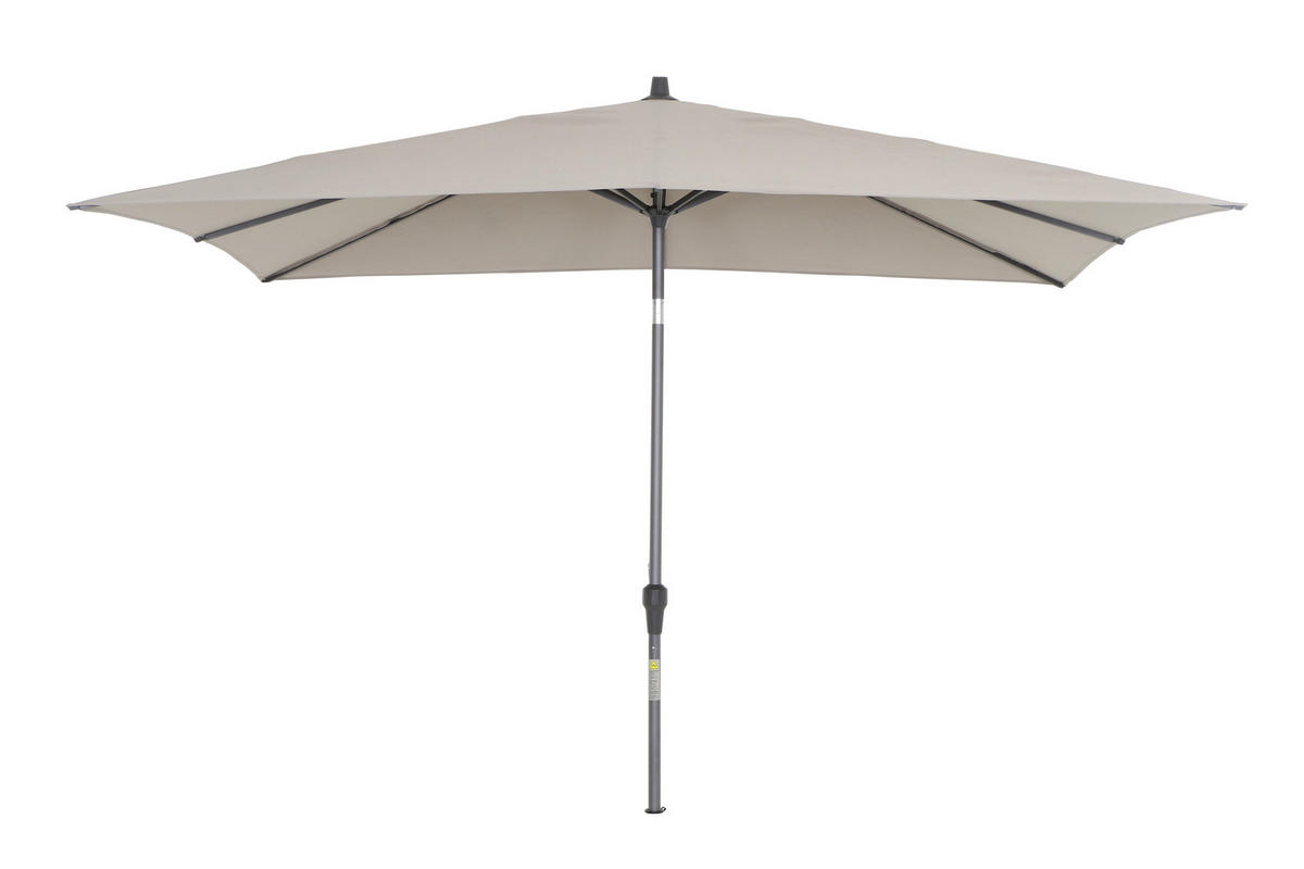 SONNENSCHIRM  300/200 cm  - Taupe/Anthrazit, KONVENTIONELL, Textil/Metall (300/200cm) - Siena Garden