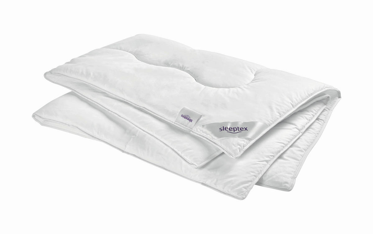 CELOROČNÍ PŘIKRÝVKA, 140/220 cm, polyester - bílá, Basics, textil (140/220cm) - Sleeptex