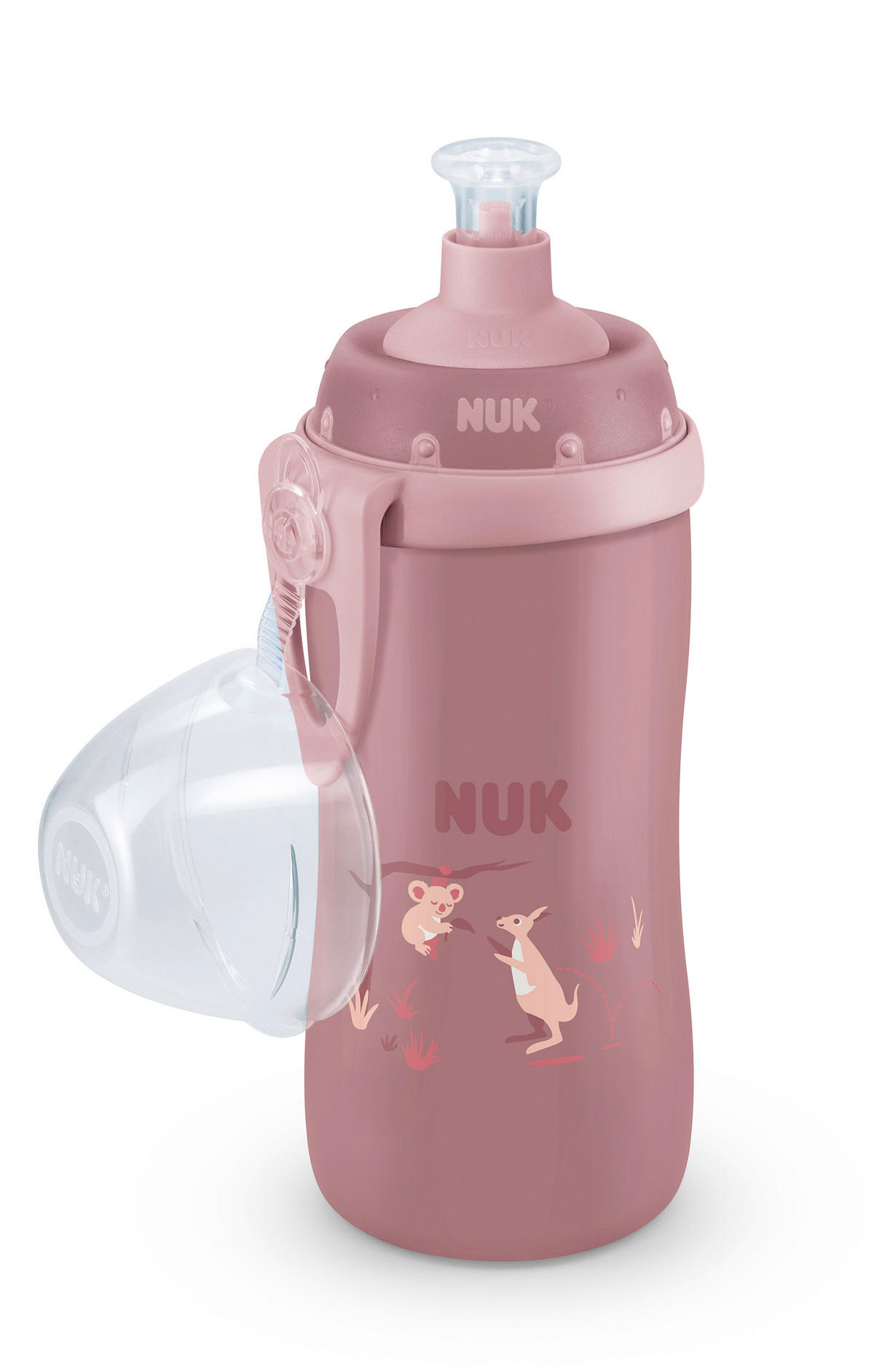 KINDERTRINKFLASCHE NUK First Choice Trinkflasche Push-Pull, Koala  - Beere, Basics, Kunststoff (300ml) - NUK