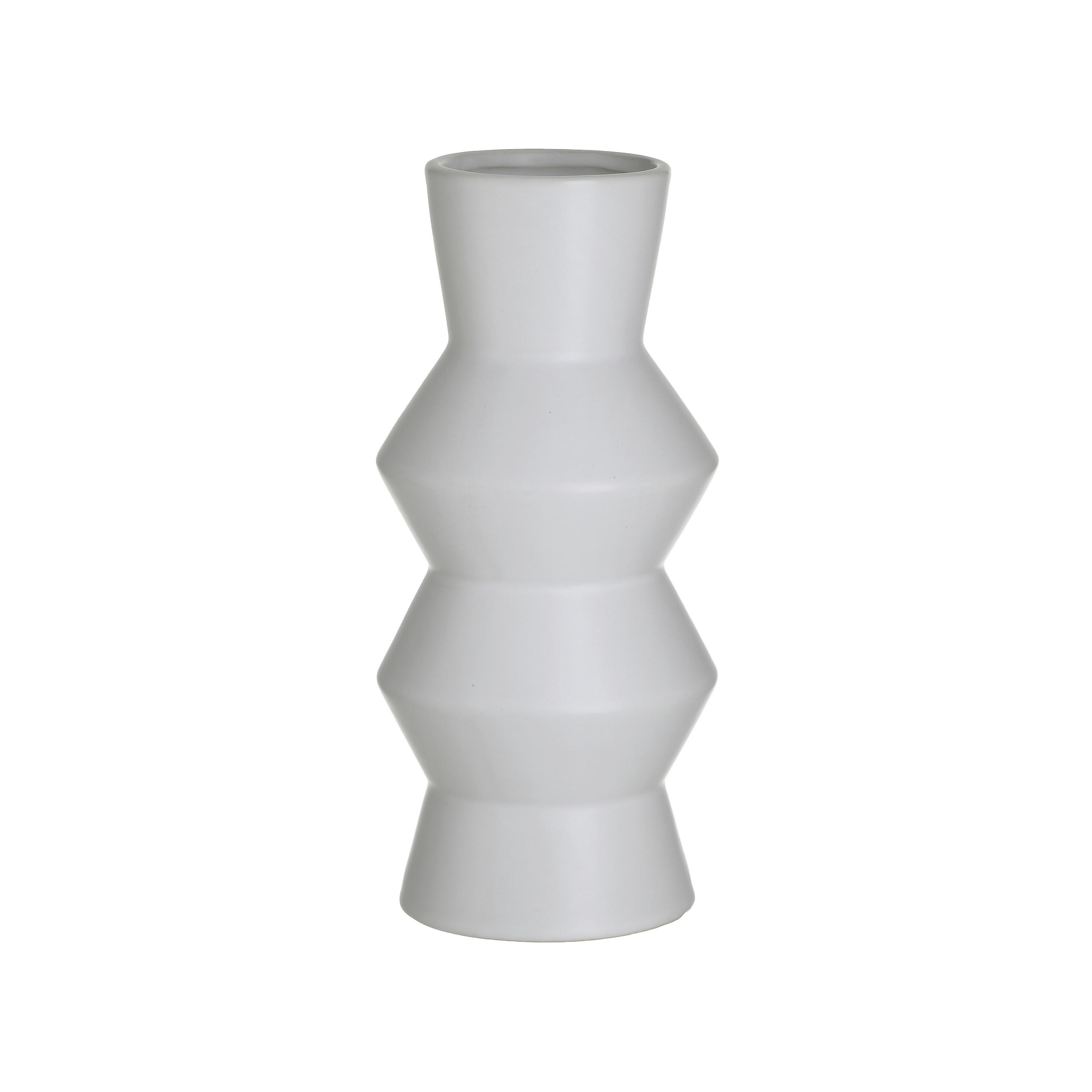 VASE 24 cm  - Weiß, Trend, Keramik (10/10/24cm)