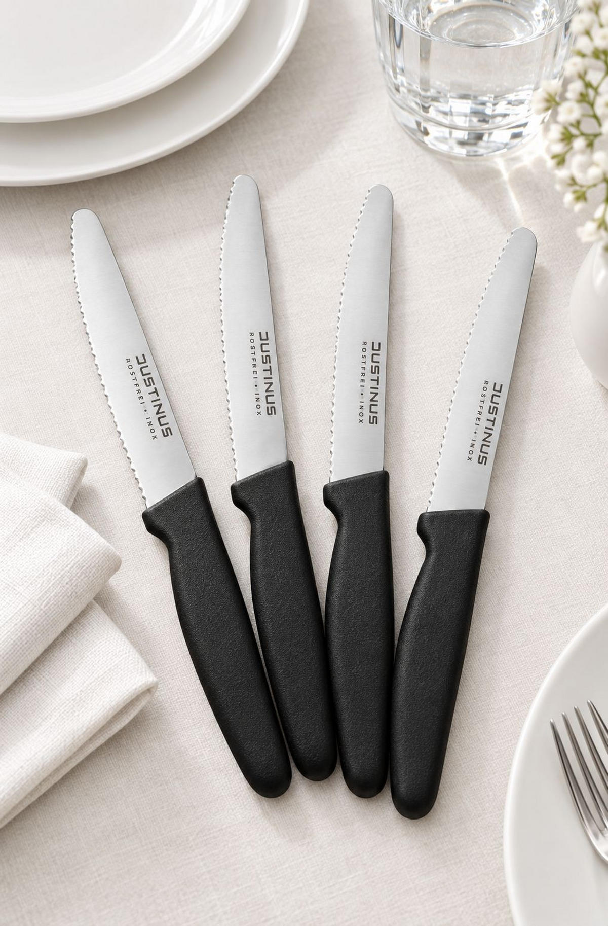 MESSERSET 4-teilig  - Basics (22cm) - Justinus