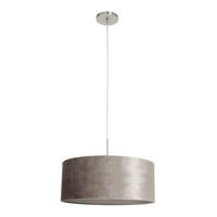 HÄNGELEUCHTE SPARKLED LIGHT 50/135/50 cm  - Silberfarben, Trend, Leder (50/135/50cm)
