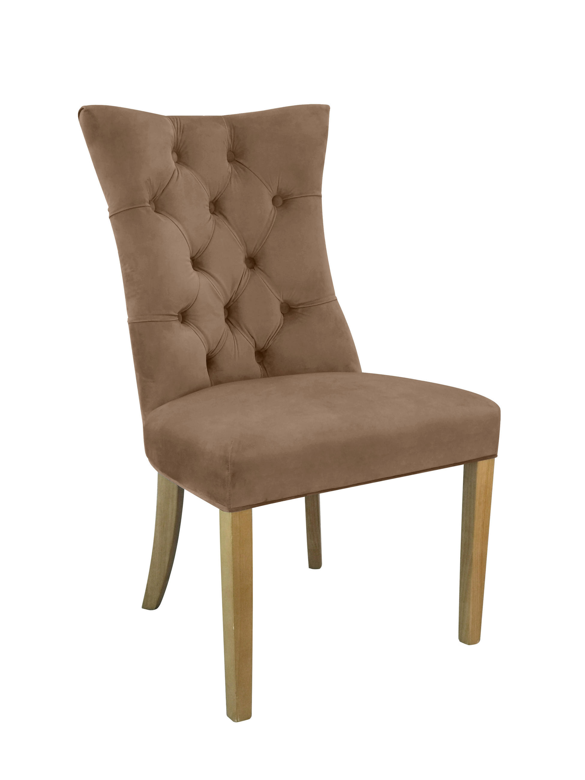 STOLICA braon - prirodna boja/braon, Lajfstajl, drvo/tekstil (97/55/64cm) - Xora