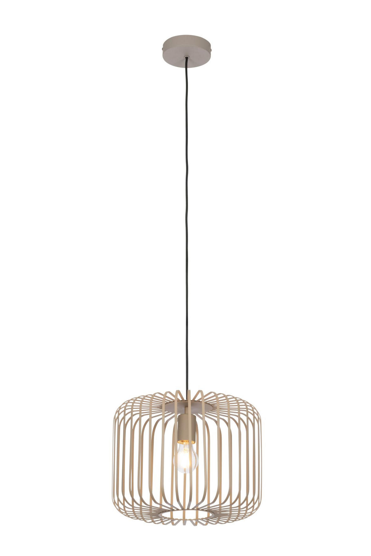 HÄNGLAMPA Coventry 35/120 cm  - sandfärgad, Klassisk, metall (35/120cm) - Novel