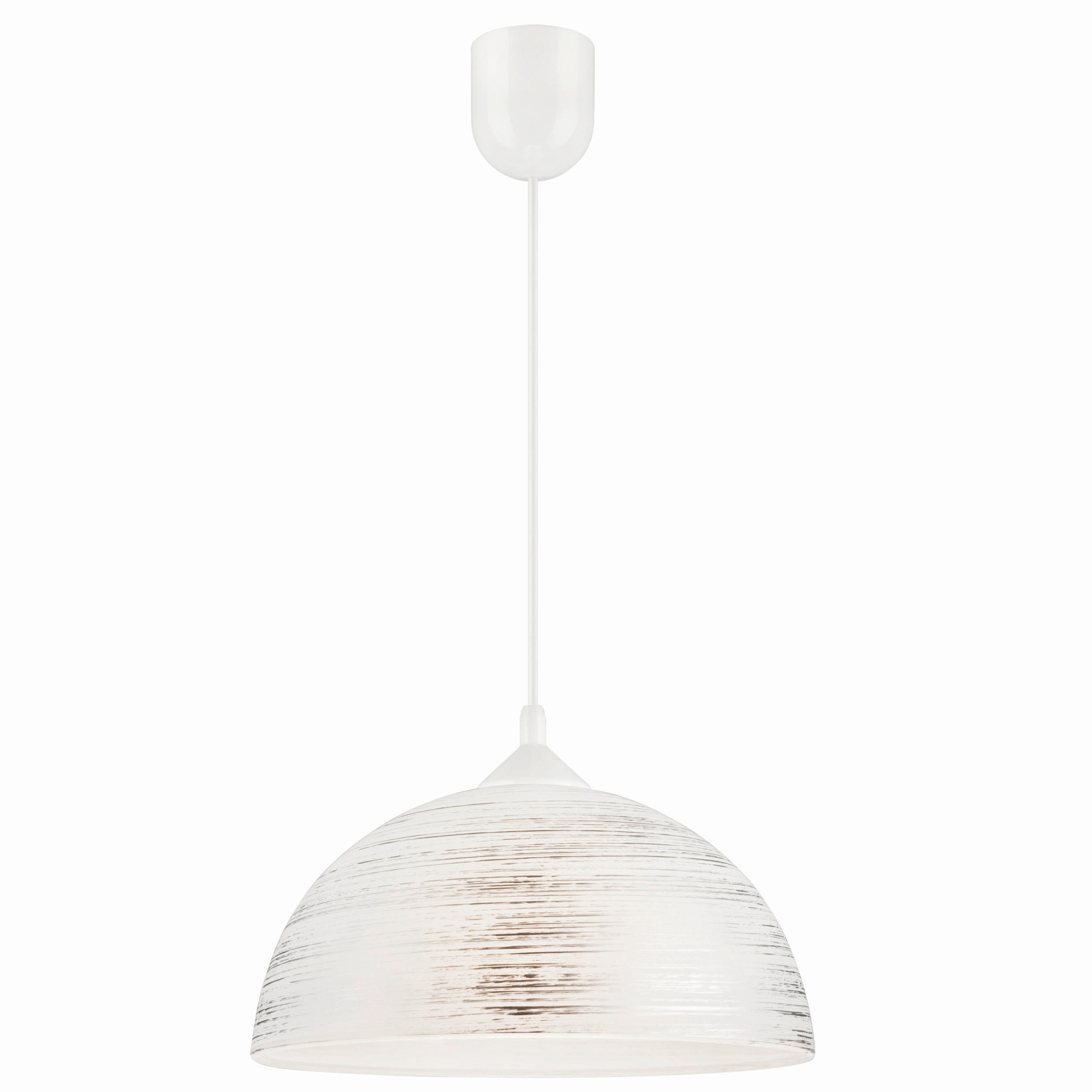 HÄNGELEUCHTE  - Weiß, KONVENTIONELL, Glas/Kunststoff (70/30/30cm)