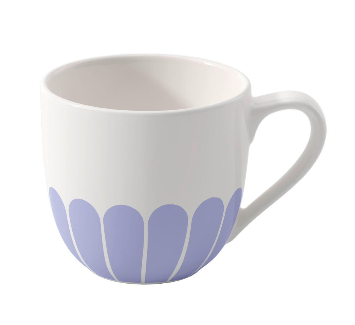 ESPRESSOTASSE Fleur Bleu 70 ml  - Weiss/Hellblau, Design, Keramik (8,5/8,5/6cm) - Villeroy & Boch