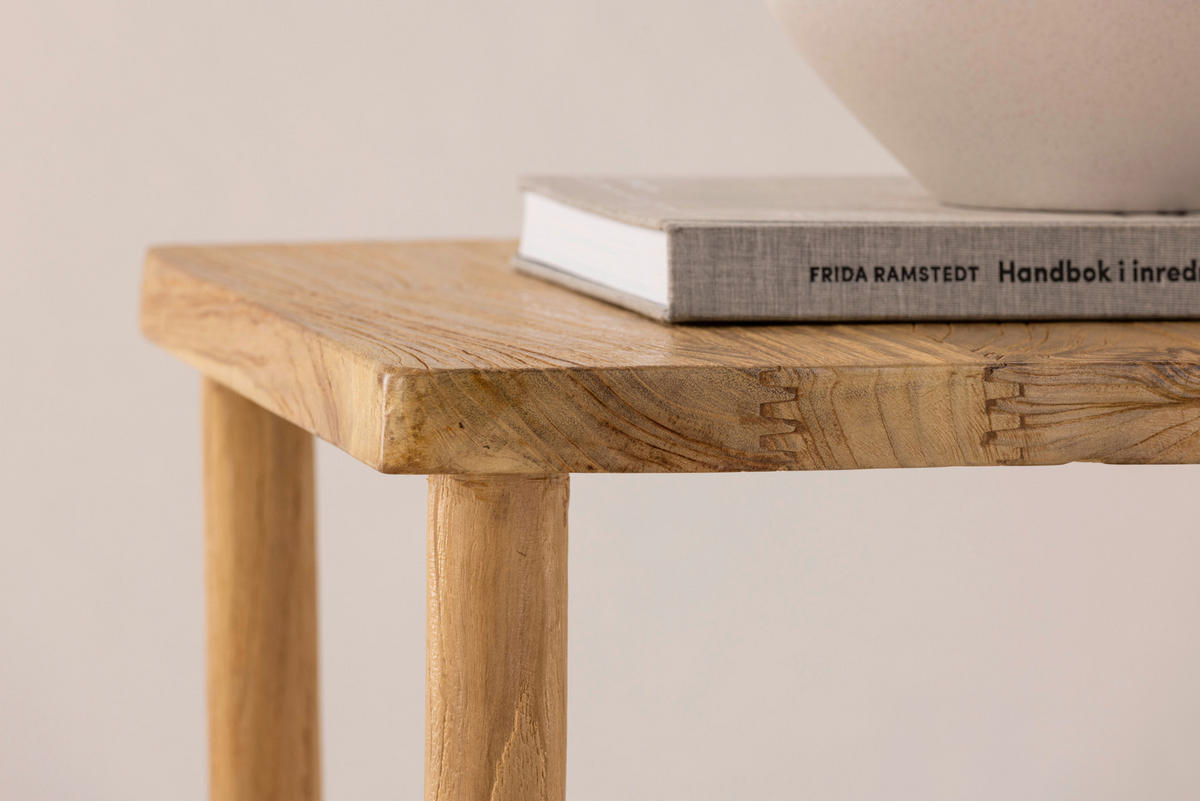 PALL i trä ljusbrun  - ljusbrun, Design, trä (42/46/42cm) - Livetastic