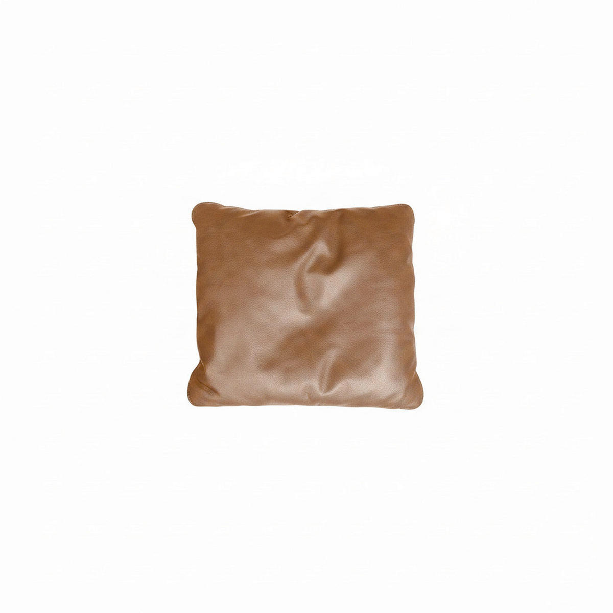 ZIERKISSEN  - Cognac, Design, Leder (71/64/15cm) - Livetastic