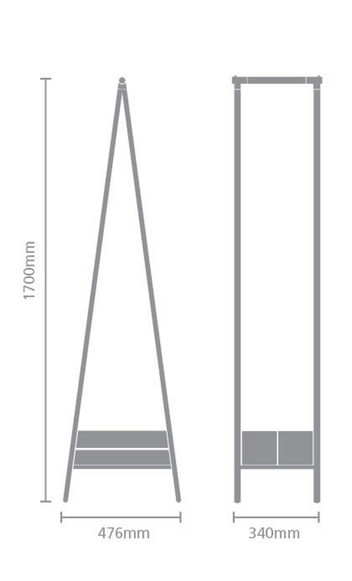 TURMWÄSCHETROCKNER Linn  - Weiss, Basics, Metall (47,6/170/125.6cm) - Brabantia