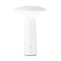 AKKU-TISCHLEUCHTE Pinto 13,9/21 cm   - Weiß, Design, Kunststoff (13,9/21cm)