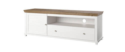 TV-ELEM 181/61/49 cm  - kőris, Design, faalapú anyag (181/61/49cm) - Venda