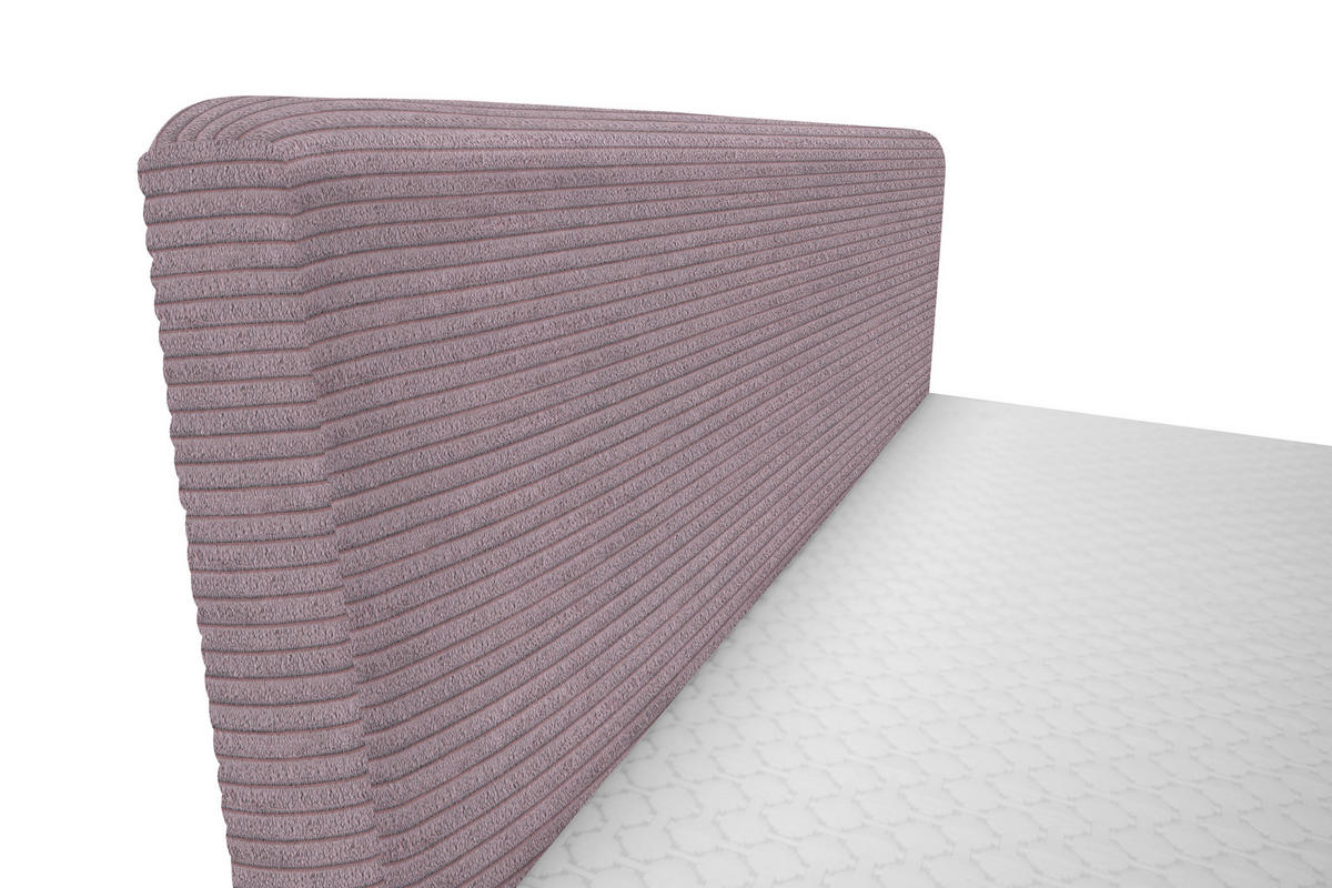 BOXBETT 180/200 cm  in Lila  - Lila/Schwarz, Design, Holz/Holzwerkstoff (180/200cm) - Xora