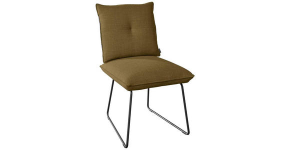 STUHL in Stahl Struktur Metall, Textil - Schwarz/Braun, Design, Textil/Metall (51/90/70cm) - Dieter Knoll