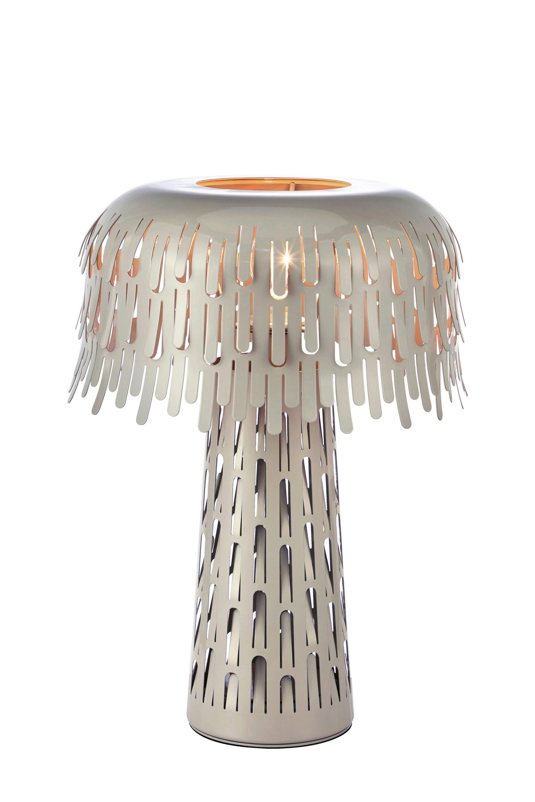 TISCHLEUCHTE - Greige, Design, Metall (26,5/38cm) - MAYTONI