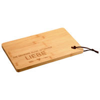 SCHNEIDEBRETT Holz Bambus  - Hellbraun, Basics, Holz (31,5/20,5/1,5cm)