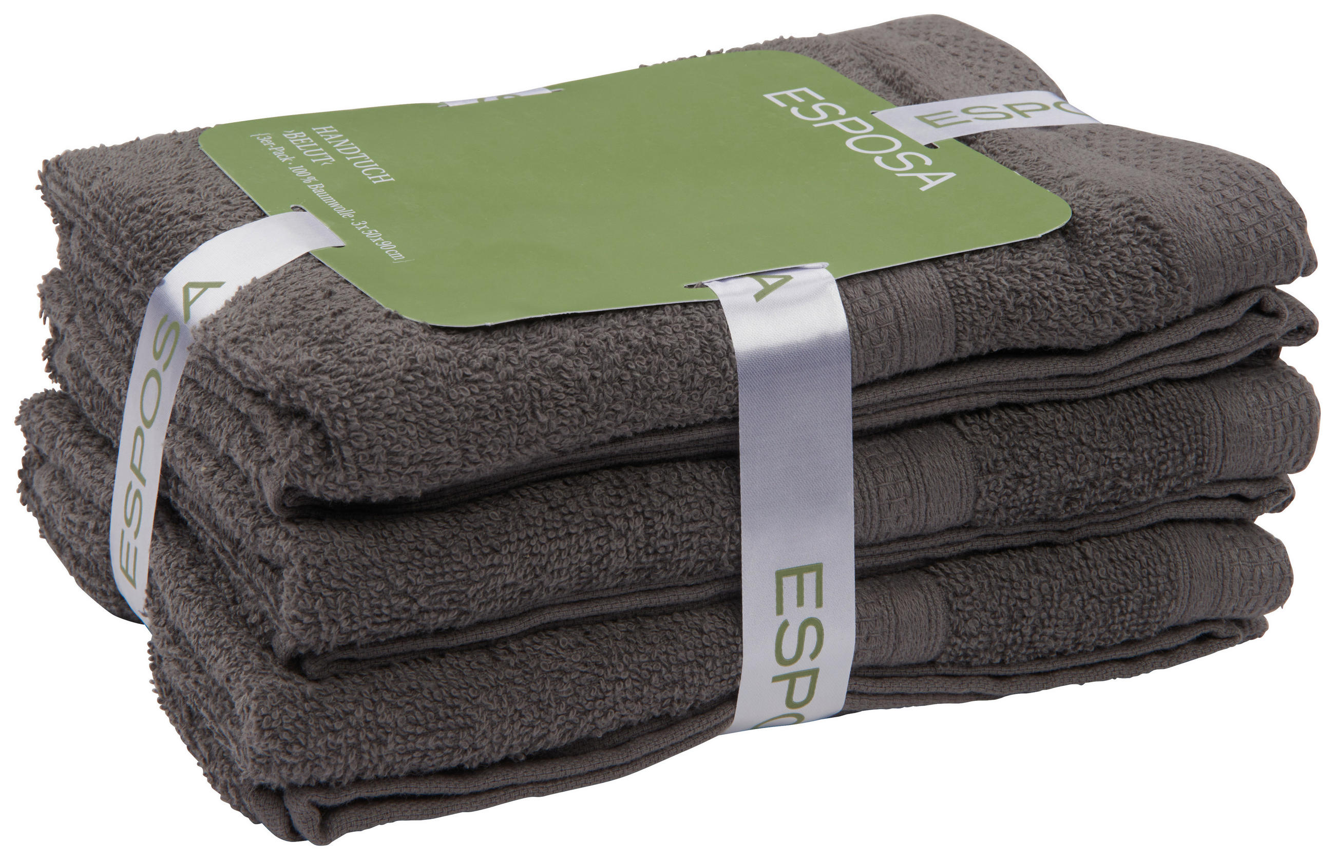 SADA RUČNÍKŮ, 50/90 cm, antracitová - antracitová, Konvenční, textil (50/90cm) - Esposa