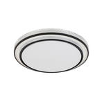 LED-DECKENLEUCHTE 41/9 cm   - Schwarz/Weiß, Basics, Kunststoff/Metall (41/9cm) - Novel