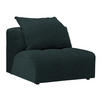 SESSEL in Flachgewebe Petrol  - Petrol/Schwarz, MODERN, Kunststoff/Textil (98/77/108cm) - Stylife