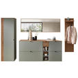 GARDEROBE 6-teilig  in 306/179/37 cm  - Salbeigrün/Eiche Artisan, Design, Holzwerkstoff (306/179/37cm) - Voleo