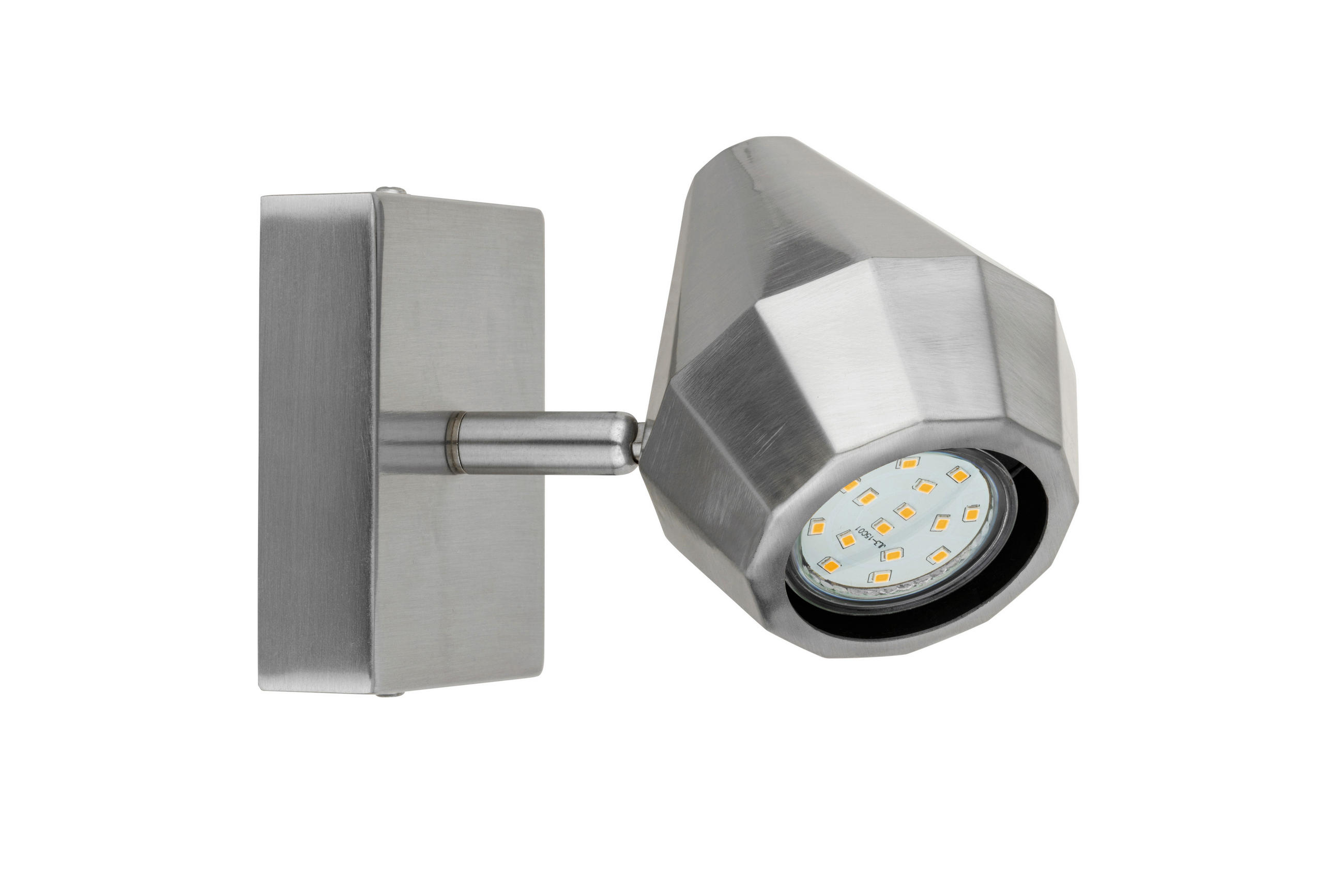 WANDLEUCHTE 15/10/13 cm  - Nickelfarben, Trend, Metall (15/10/13cm) - Collett's Monde