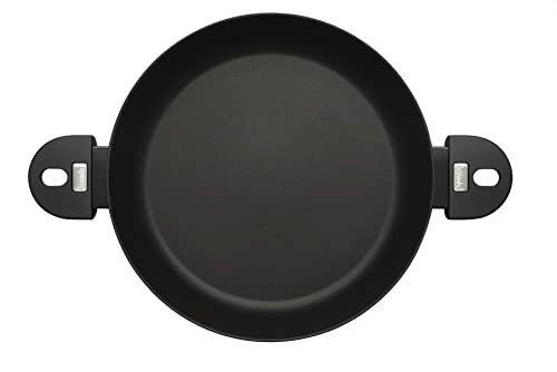 TIGANJ ZA PEČENJE 28 cm - crna, Osnovno, metal (28cm)