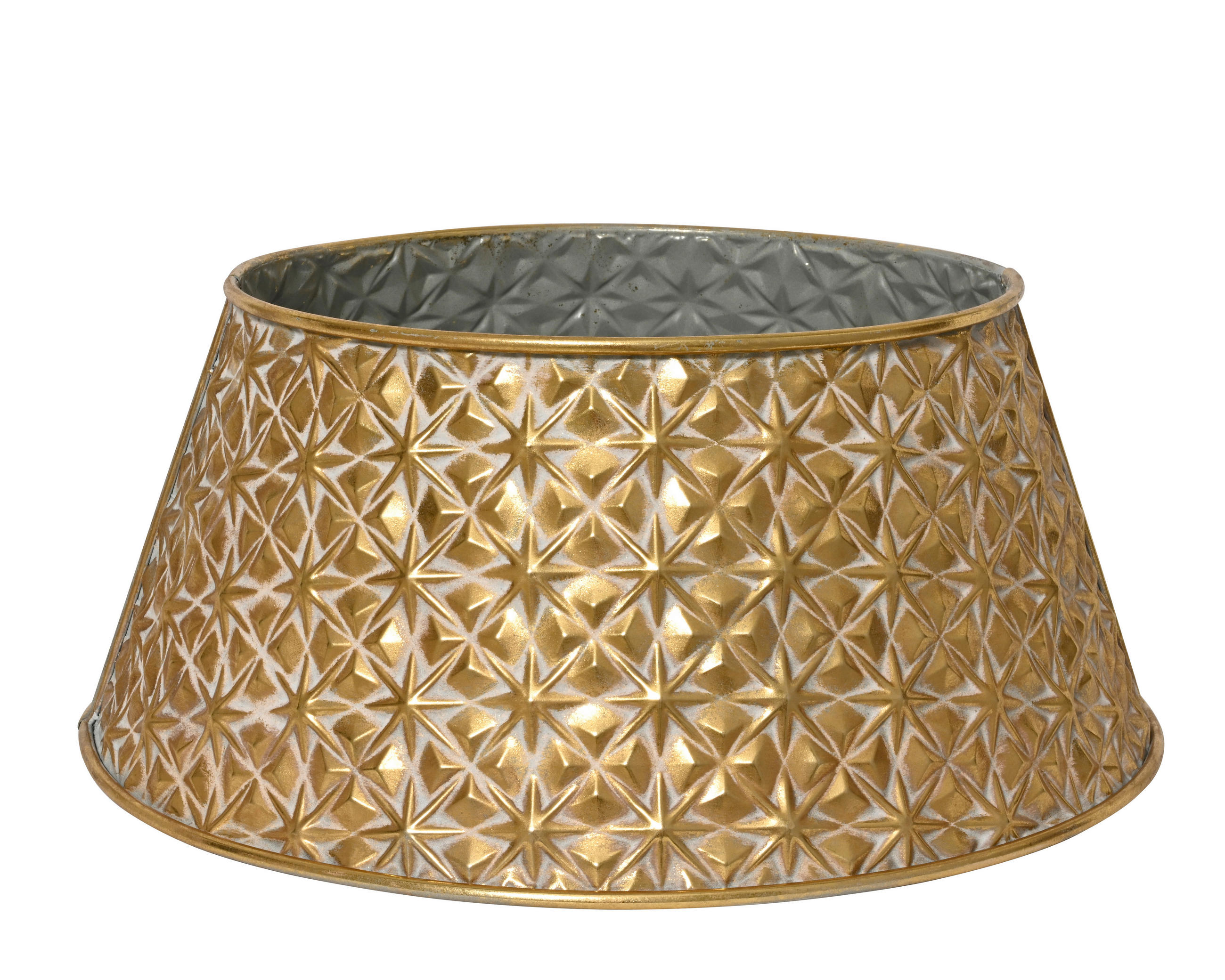 POSTOLJE ZA JELKU - zlatna, Osnovno, metal (70/70/70cm)