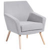 SESSEL in Velours Silberfarben  - Buchefarben/Silberfarben, Design, Holz/Textil (67/81/71cm) - Max Winzer