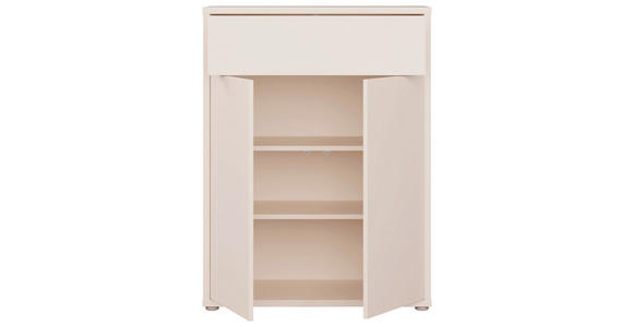 SCHUHSCHRANK  in 74,5/99,1/34,9 cm  - Sandfarben/Grau, MODERN, Holzwerkstoff/Kunststoff (74,5/99,1/34,9cm) - Carryhome