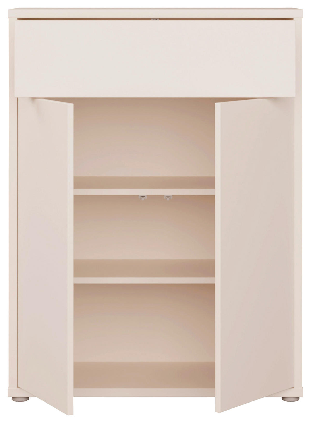 SCHUHSCHRANK  in 74,5/99,1/34,9 cm  - Sandfarben/Grau, MODERN, Holzwerkstoff/Kunststoff (74,5/99,1/34,9cm) - Carryhome