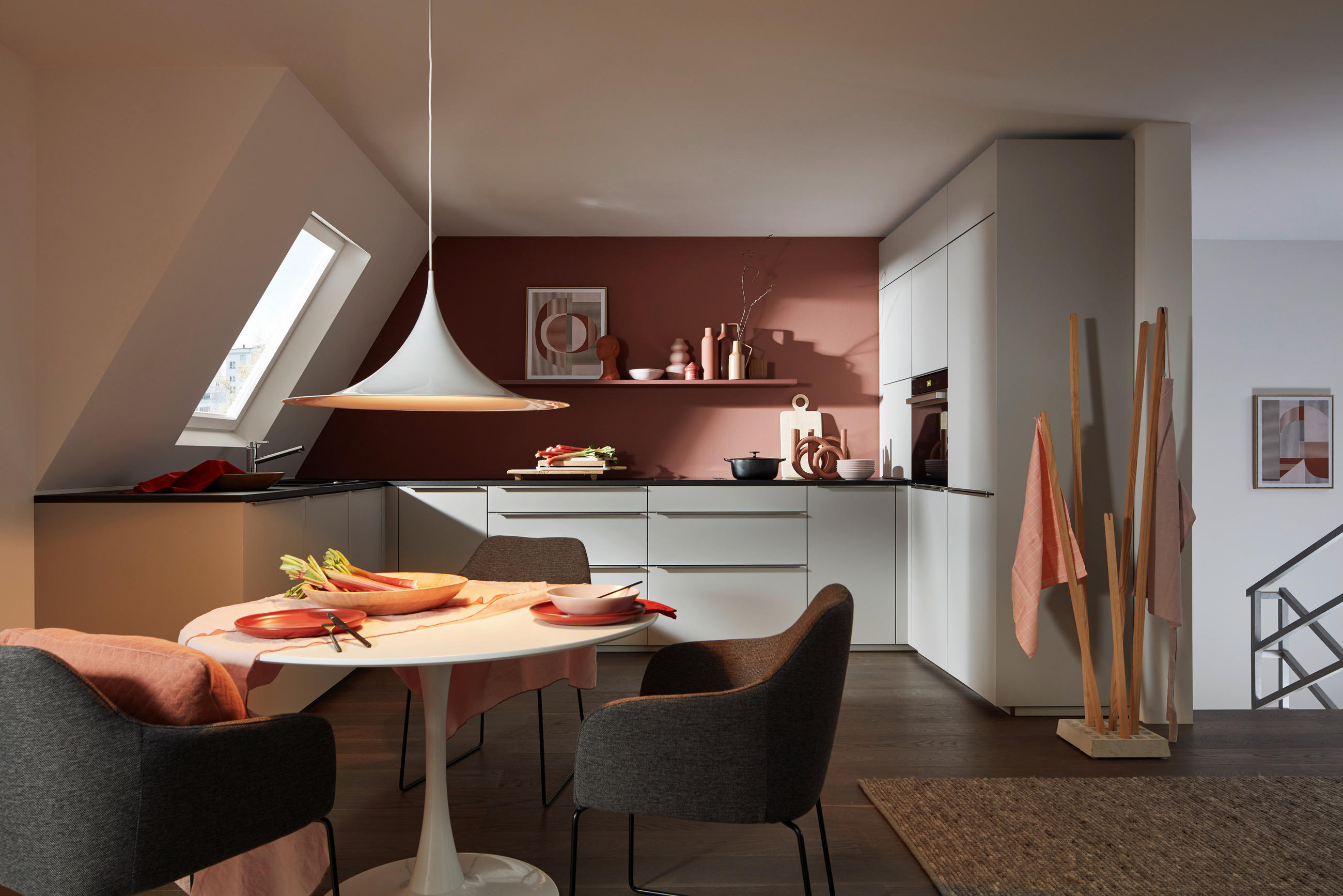 EINBAUKÜCHE PLUS  - Grau, Design, Holzwerkstoff - Nolte Küchen