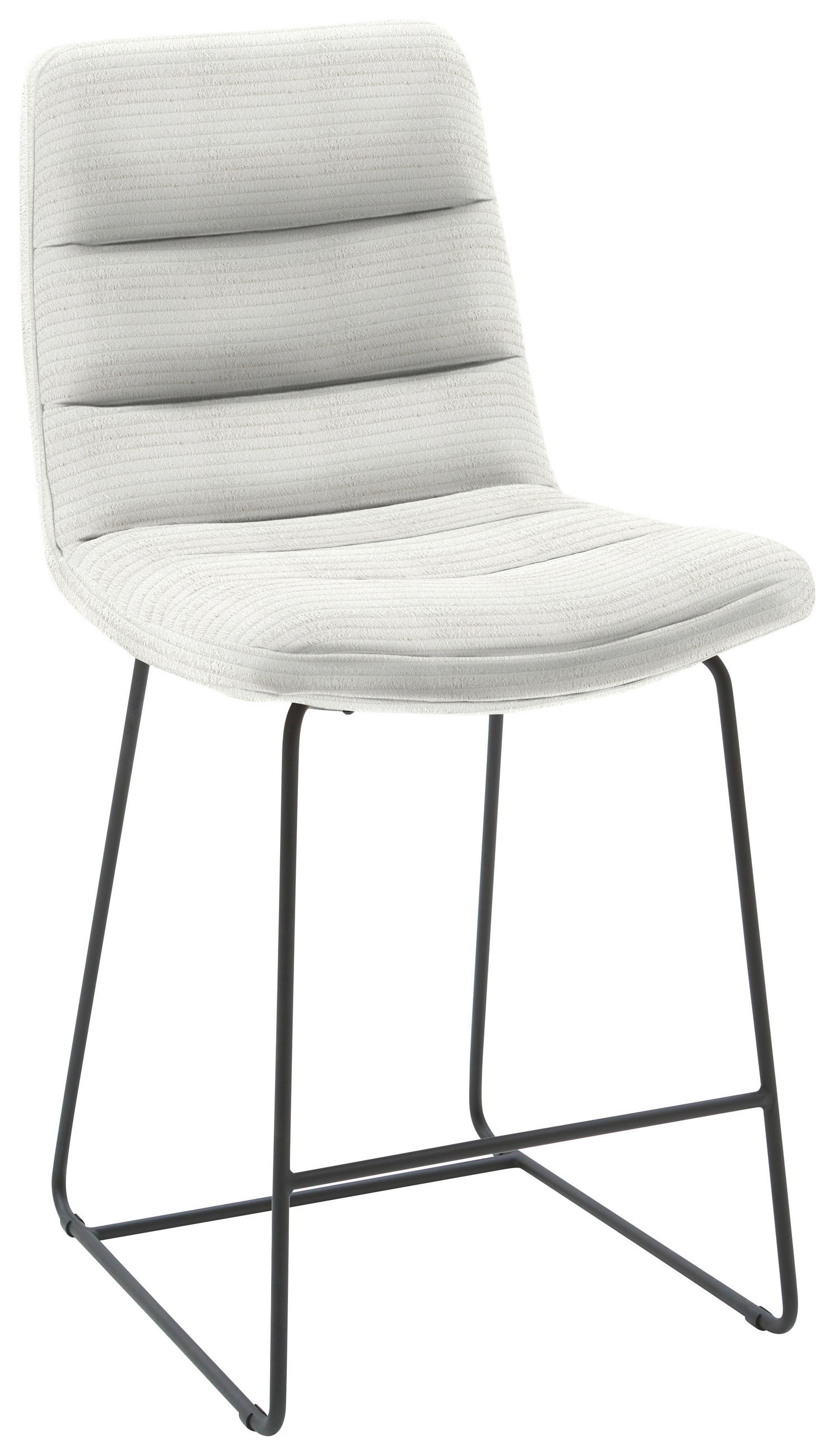 TRESENSTUHL - Schwarz/Weiß, Design, Textil/Metall (52/106/66cm) - Dieter Knoll