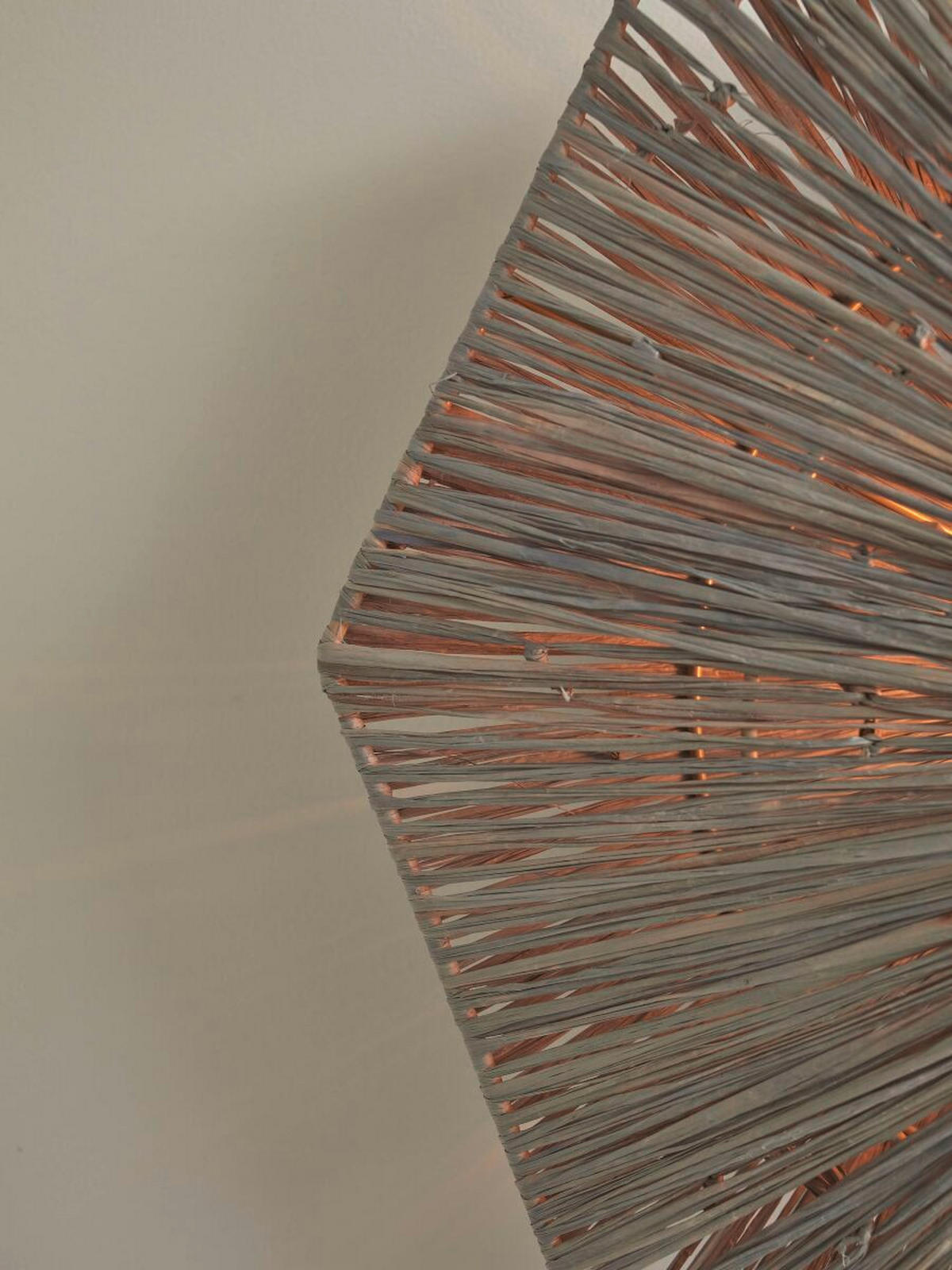 DECKENLEUCHTE   65 cm   - Dunkelgrau, Modern, Naturmaterialien (65cm) - Good & Mojo