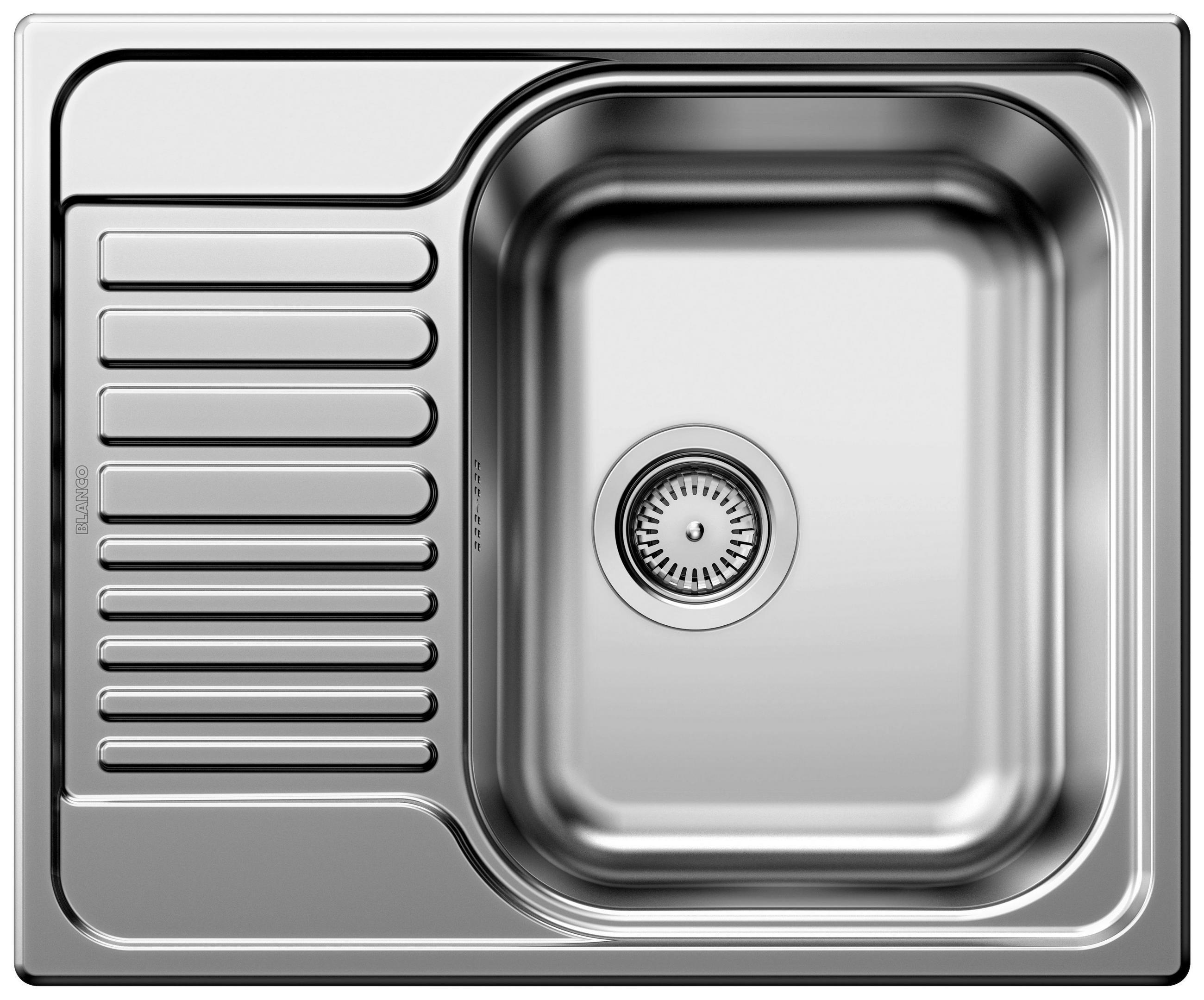 SPÜLE Edelstahl Tipo 45S mini  - Edelstahlfarben, Basics, Metall (60,5/16,5/50,0cm) - Blanco