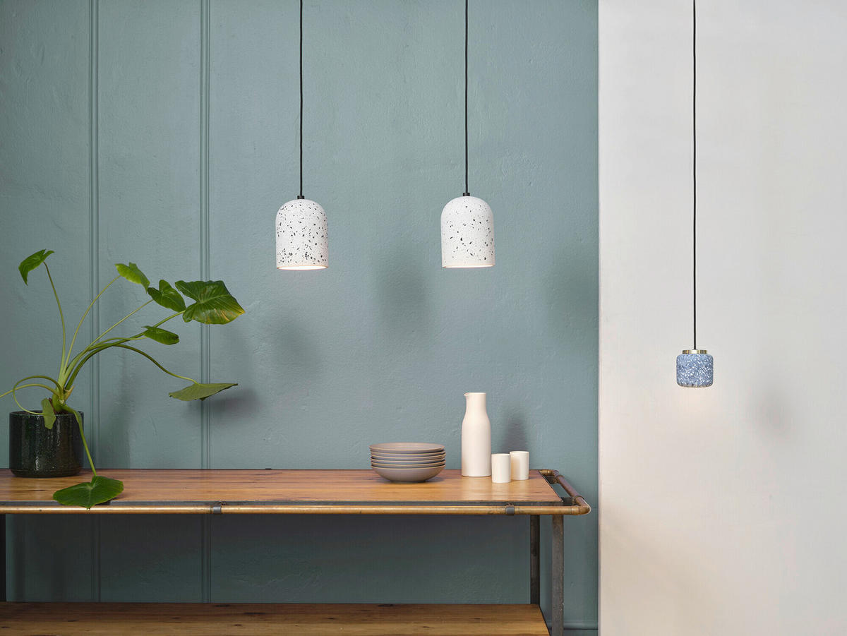 HÄNGELEUCHTE 10/150 cm  - Blau, Basics, Stein (10/150cm) - Osram