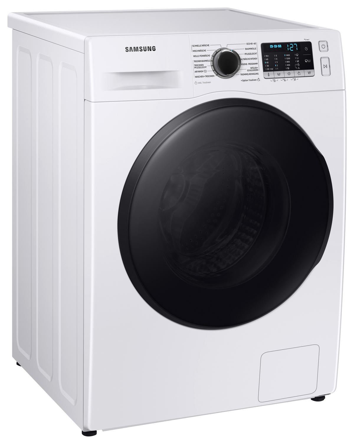 WASCHTROCKNER WD81TA049BE/EG  - Weiß, Basics, Glas/Kunststoff (60/85/68cm) - Samsung