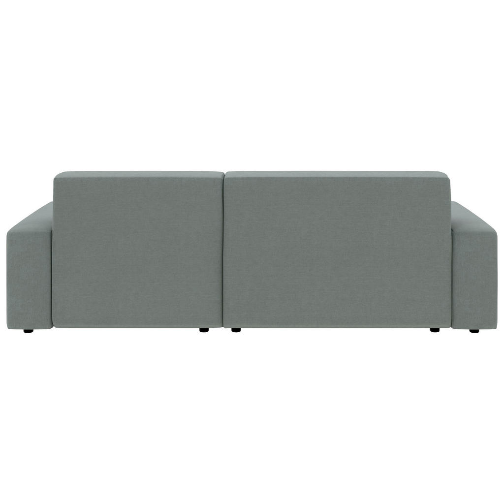 Thumbnail - Trendmanufaktur Ecksofa Wien, Grau, Textil, 4-Sitzer, Ottomane rechts, L-Form, 246x162 cm, Made in Europe, Rücken echt, ...