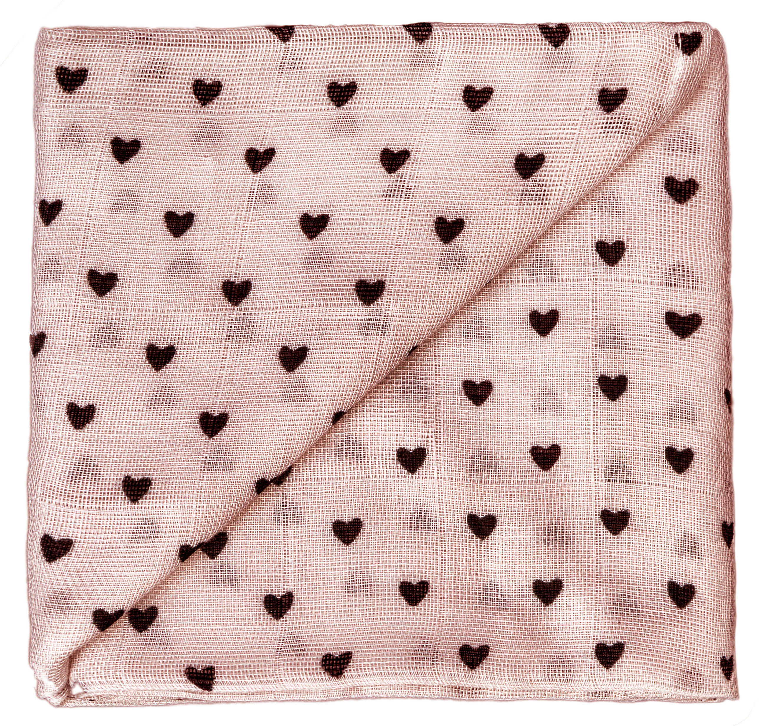 MULLWINDELN    - Anthrazit/Altrosa, Basics, Textil (60/0.1/60cm) - ZEWI