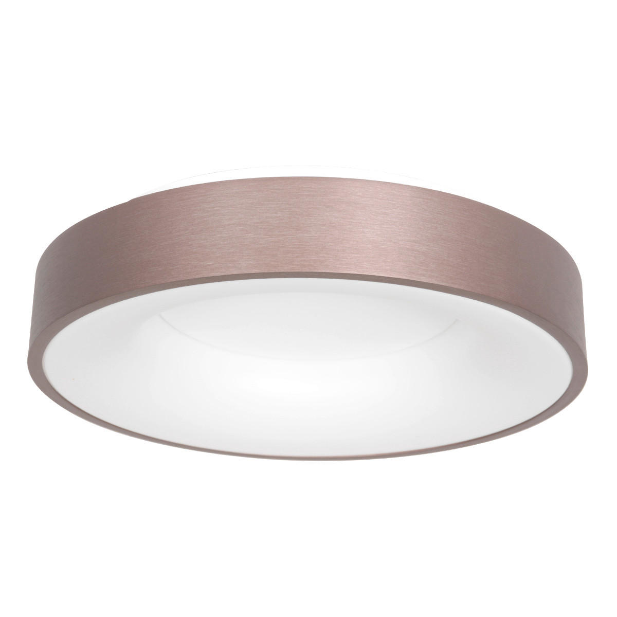 LED-DECKENLEUCHTE Ringlede 38/9 cm   - Bronzefarben, Basics, Kunststoff/Metall (38/9cm)