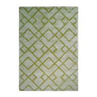HANDWEBTEPPICH  Wohnzimmer 160/230 cm Grün rechteckig  - Grün, Basics, Textil (160/230cm) - Kayoom