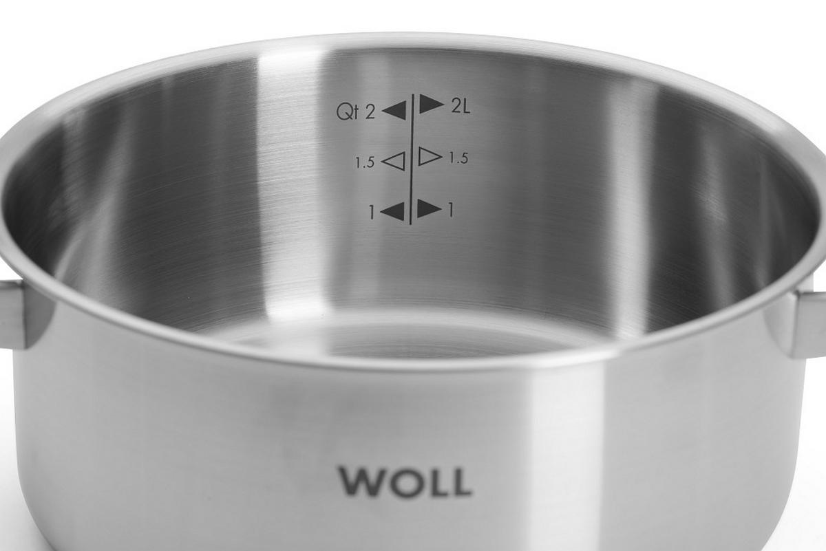 KOCHTOPFSET Steel  - Silberfarben, Basics, Metall (34/22,5/55,5null) - WOLL