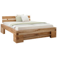 BETT 180/200 cm,  in Eichefarben,  - Eichefarben, Natur, Holz (180/200cm) - Linea Natura